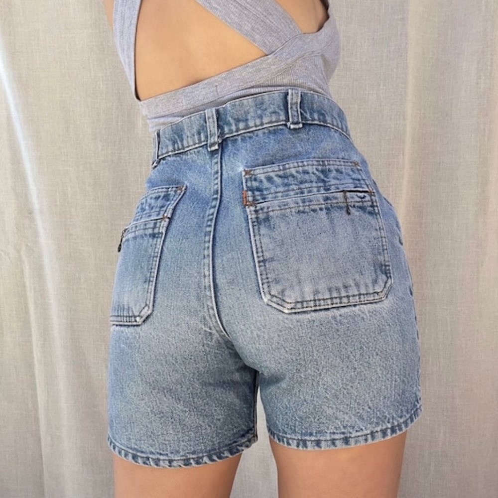 Vintage 70s Levis Orange Tab Denim Shorts W31 L5